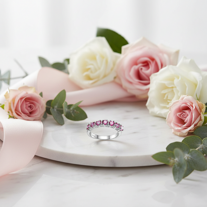 GRACE Gemstone Anniversary Band Ring