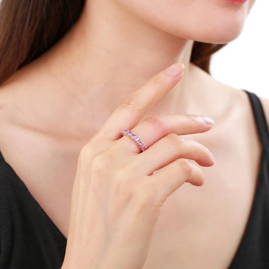 GRACE Gemstone Anniversary Band Ring
