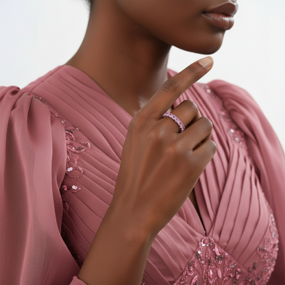 GRACE Gemstone Anniversary Band Ring