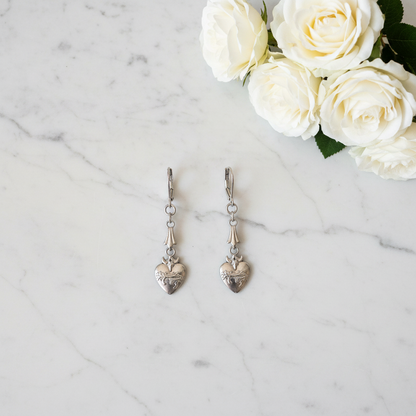 Sacred Heart of Jesus Stainless Steel Earrings