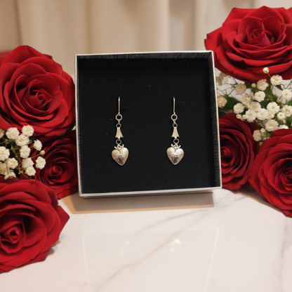 Sacred Heart of Jesus Stainless Steel Earrings