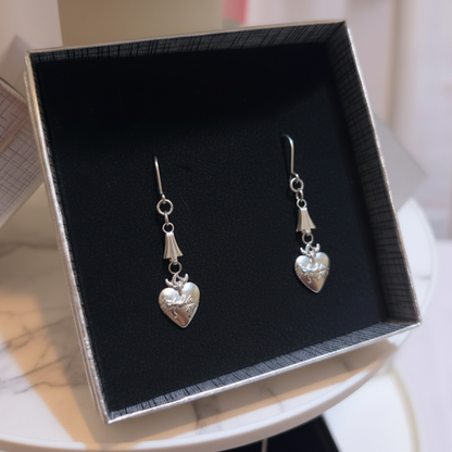 Sacred Heart of Jesus Stainless Steel Earrings