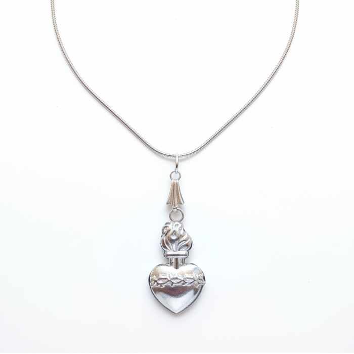 Sacred Heart of Jesus Stainless Steel Necklace