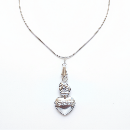 Sacred Heart of Jesus Stainless Steel Necklace