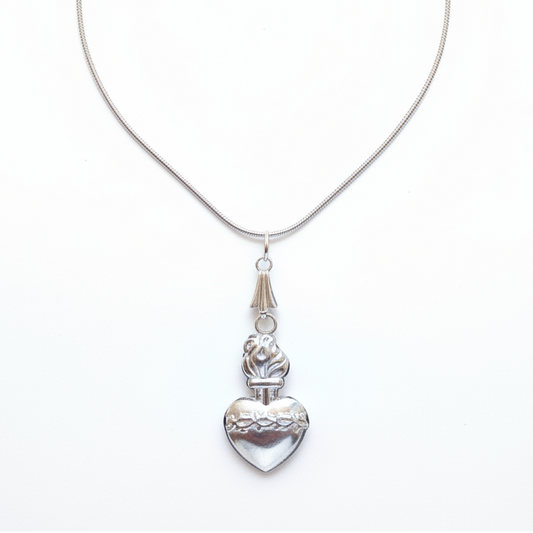 Sacred Heart of Jesus Stainless Steel Necklace
