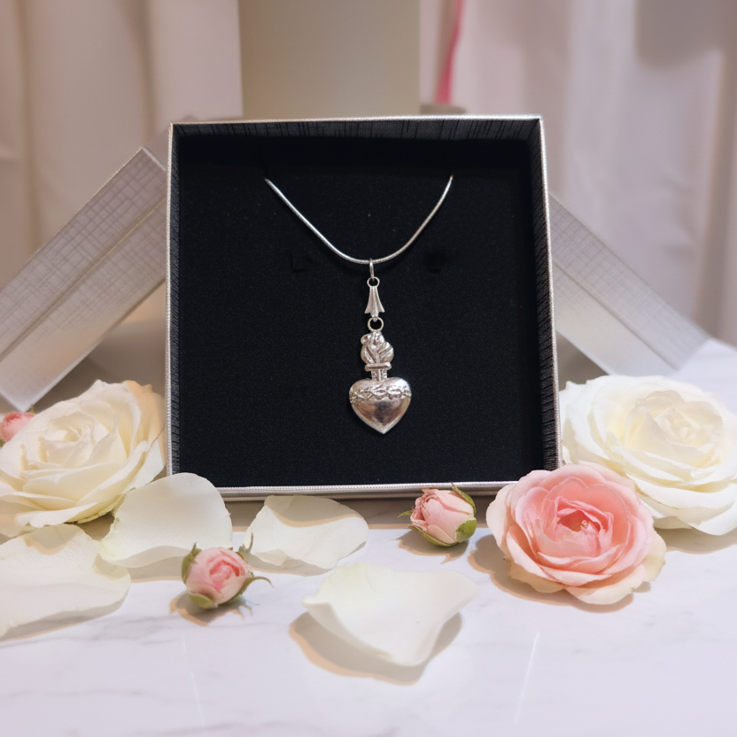 Sacred Heart of Jesus Stainless Steel Necklace