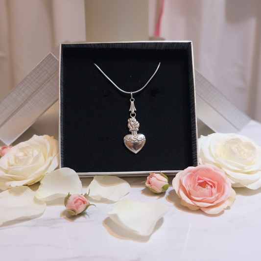 Sacred Heart of Jesus Stainless Steel Necklace