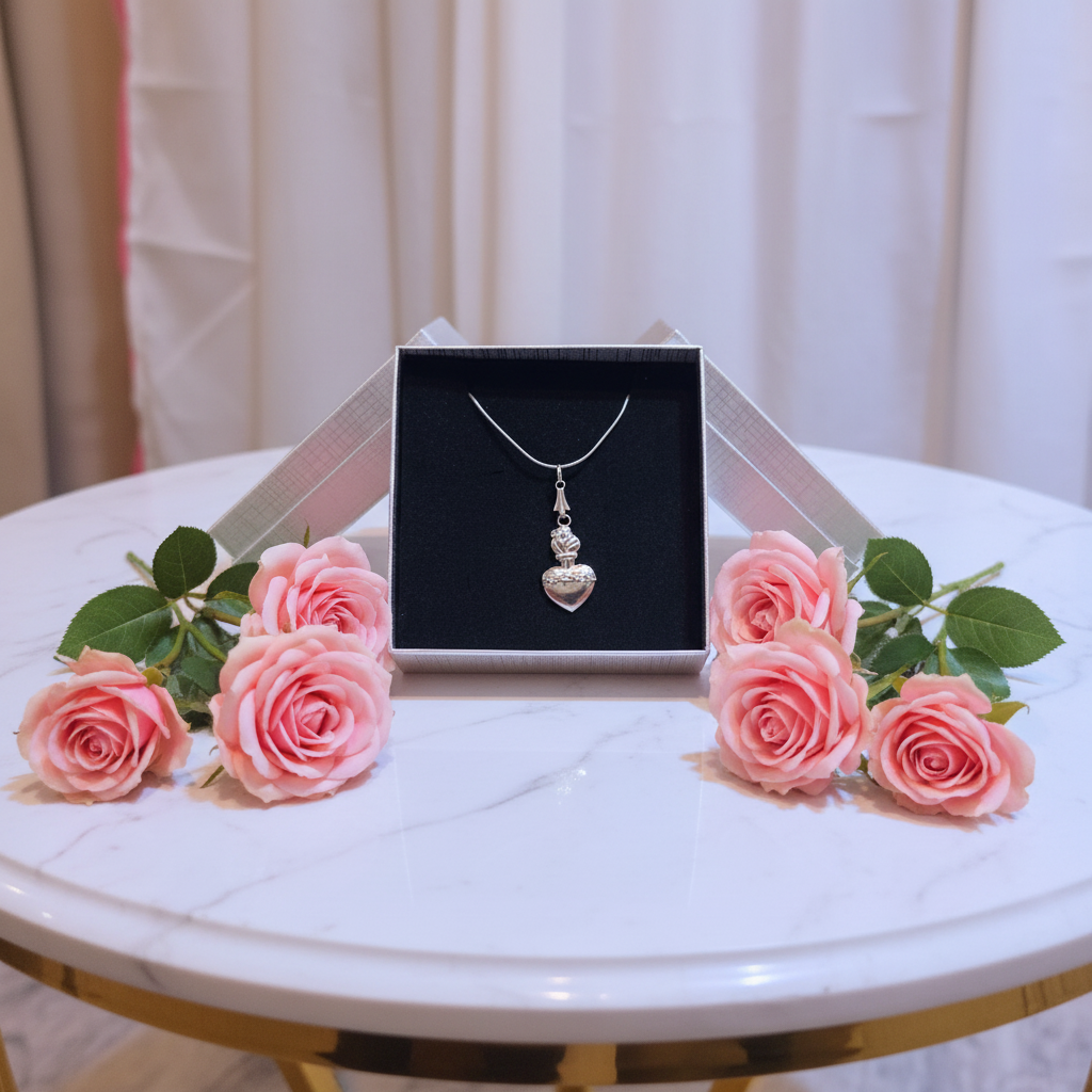 Sacred Heart of Jesus Stainless Steel Necklace